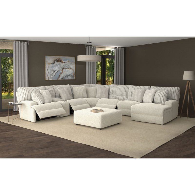 Carmen – Castered Cocktail Ottoman – Bone