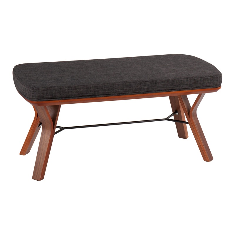 Folia – Mid Century Modern Bench