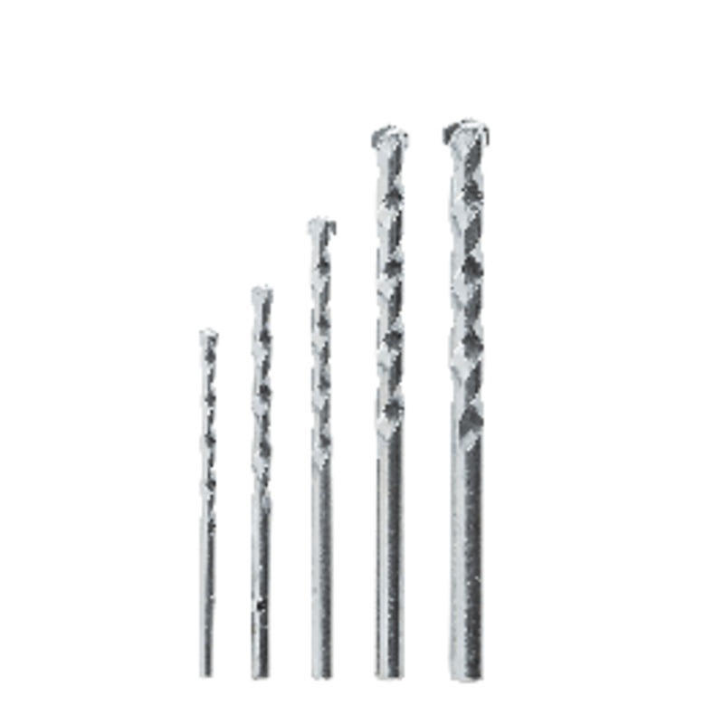 SET 5 CONCRETE DRILL BITS DIAM 4-5-6-8-10.