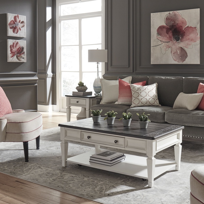 Allyson Park – 3 Piece Table Set – White