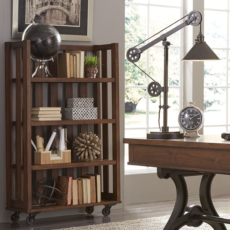 Arlington House – Open Bookcase – Dark Brown