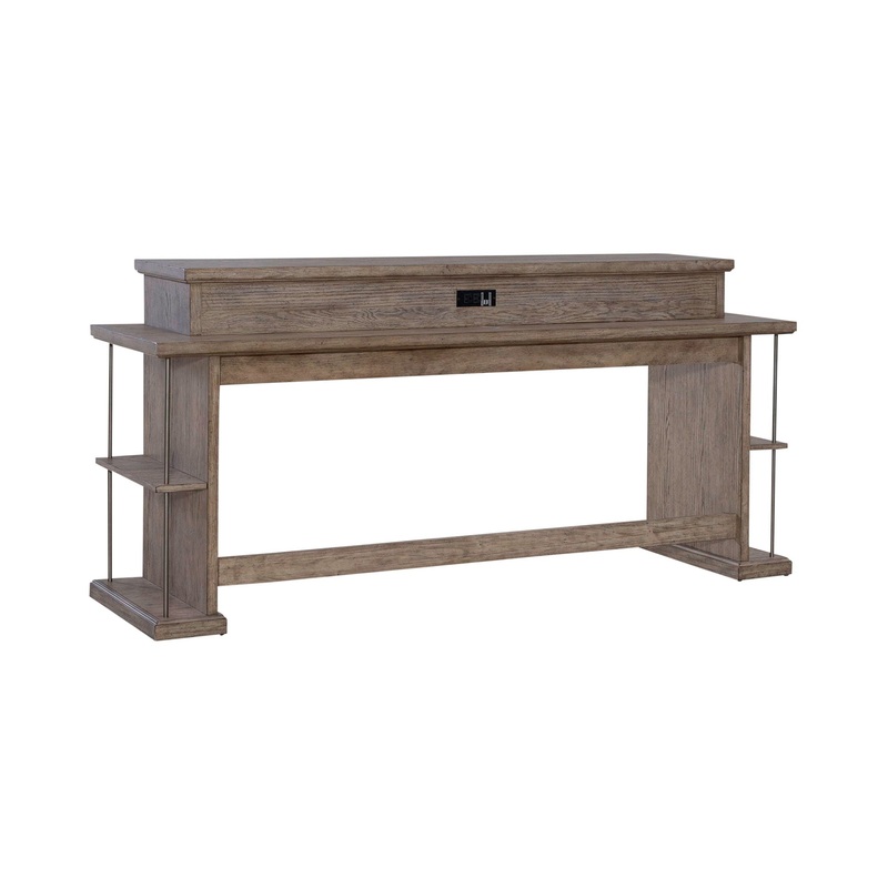 City Scape – Console Bar Table – Burnished Beige