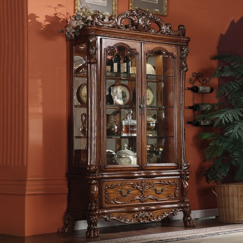 Dresden – Curio Cabinet|Cherry Oak