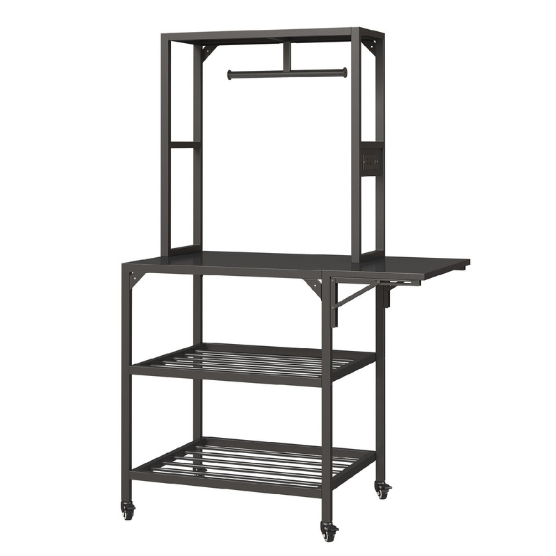 Heavy Duty 3D Printer Stand With Filament Storage Rack – Black