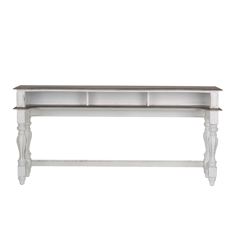Magnolia Manor – Console Bar Table – White