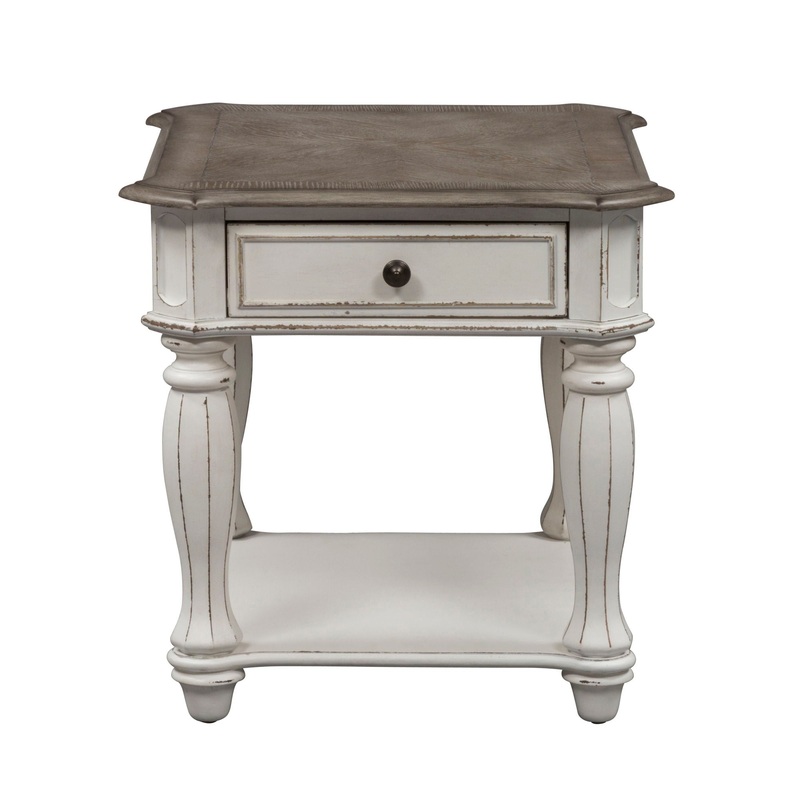 Magnolia Manor – End Table – White