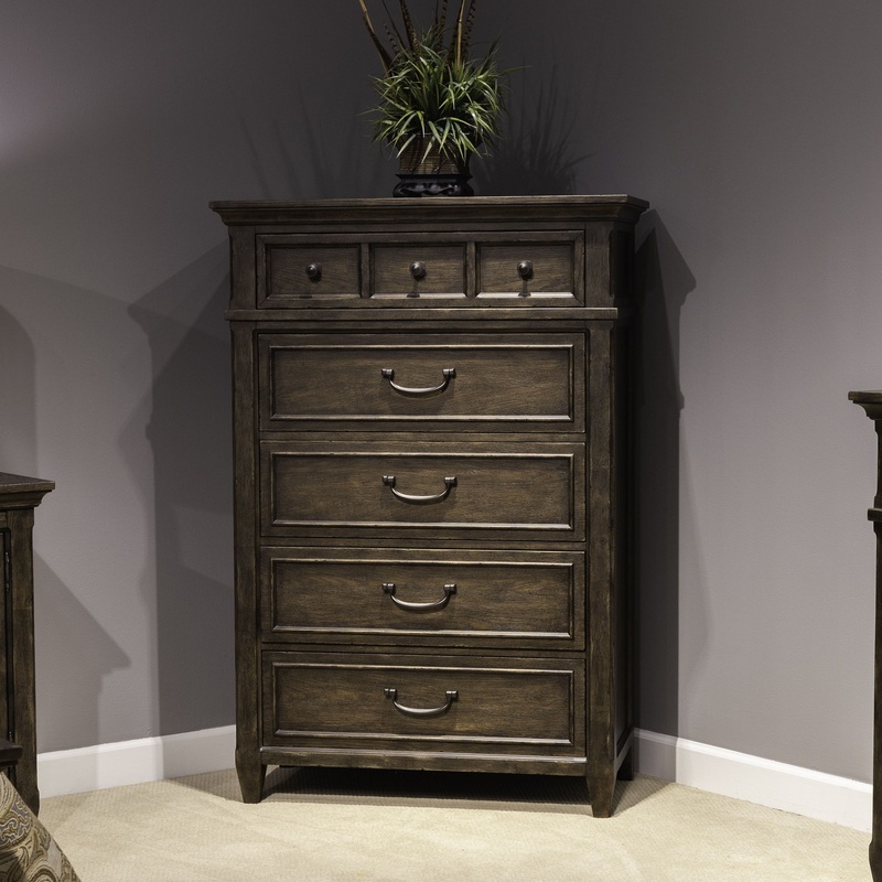 Paradise Valley – 5 Drawer Chest – Dark Brown
