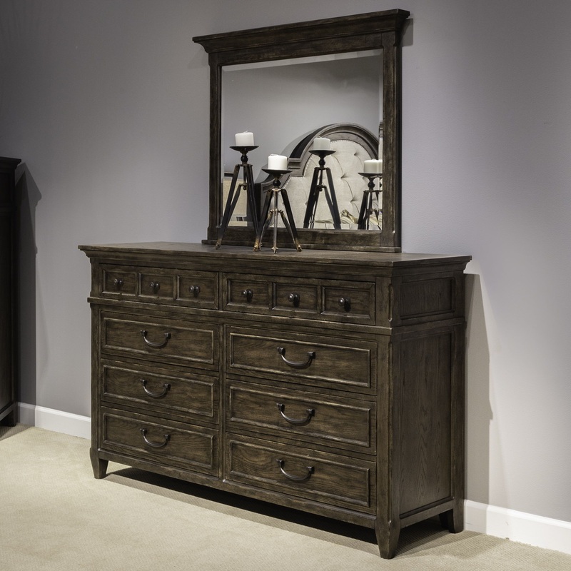 Paradise Valley – Dresser & Mirror – Dark Brown