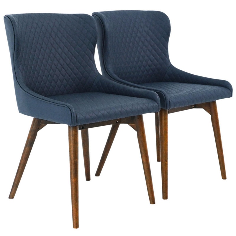 Robin – Dining Chair (Set of 2) – Navy Blue