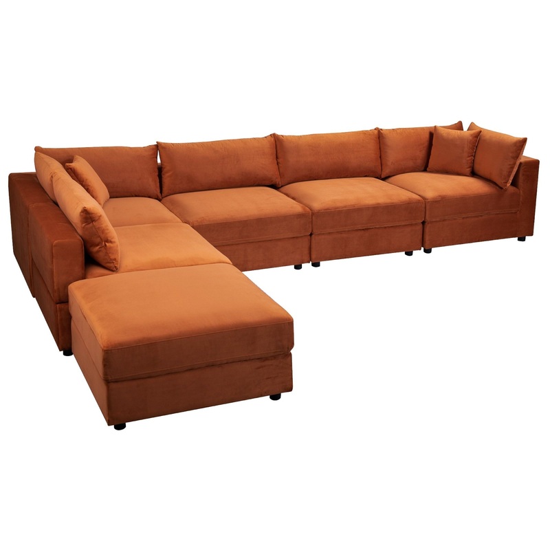 Uptown – Modular Sofa – Burnt Orange