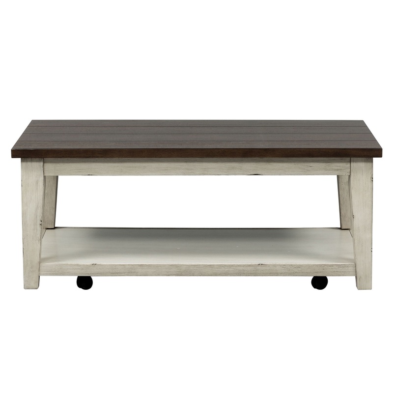 Arden Road – Rectangular Cocktail Table – Satin Cherry