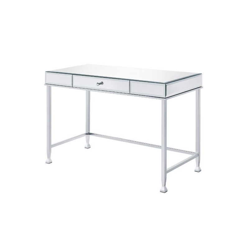 Canine – Writing Desk|Champagne|Chrome