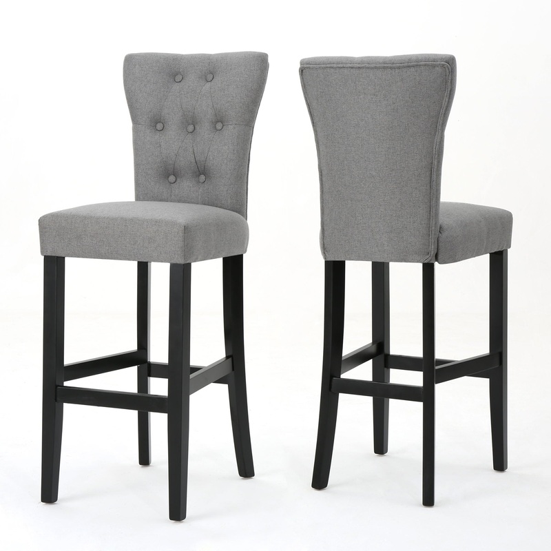 Elegant Barstool Set With Plush Cushioning