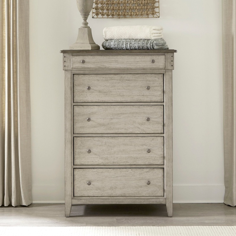 Ivy Hollow – 5 Drawer Chest – White