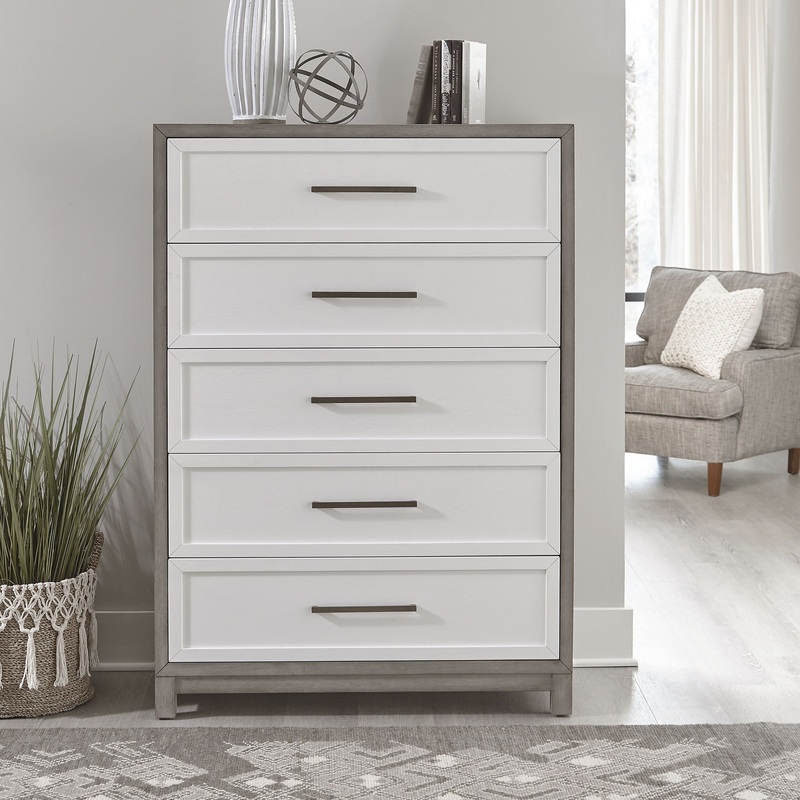 Palmetto Heights – 5 Drawer Chest – White