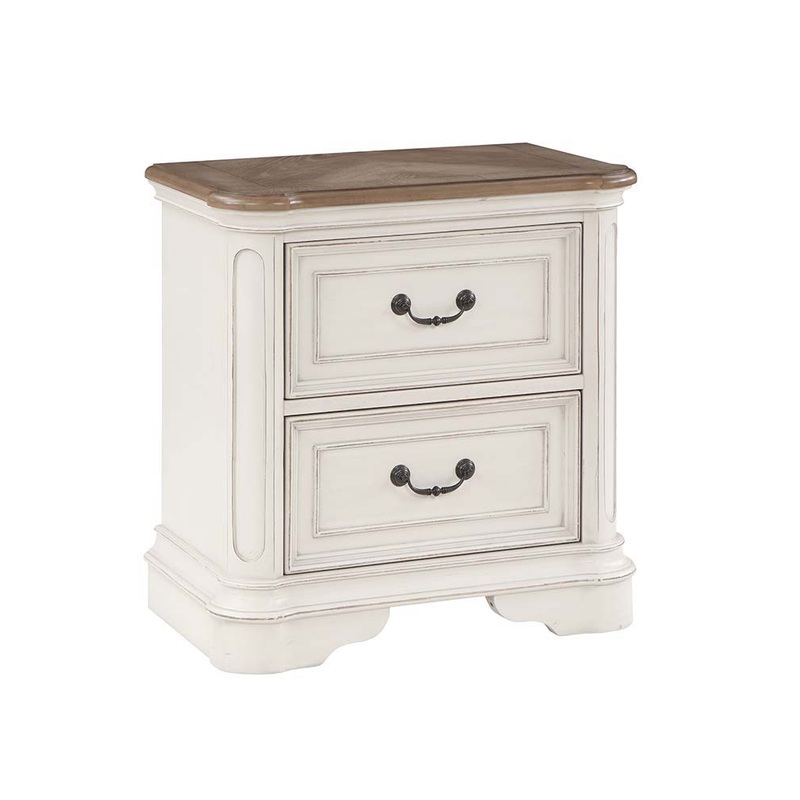 Florian – Nightstand|Antique White