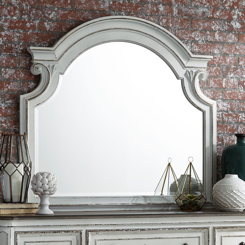 Magnolia Manor – Mirror|White|Light Brown