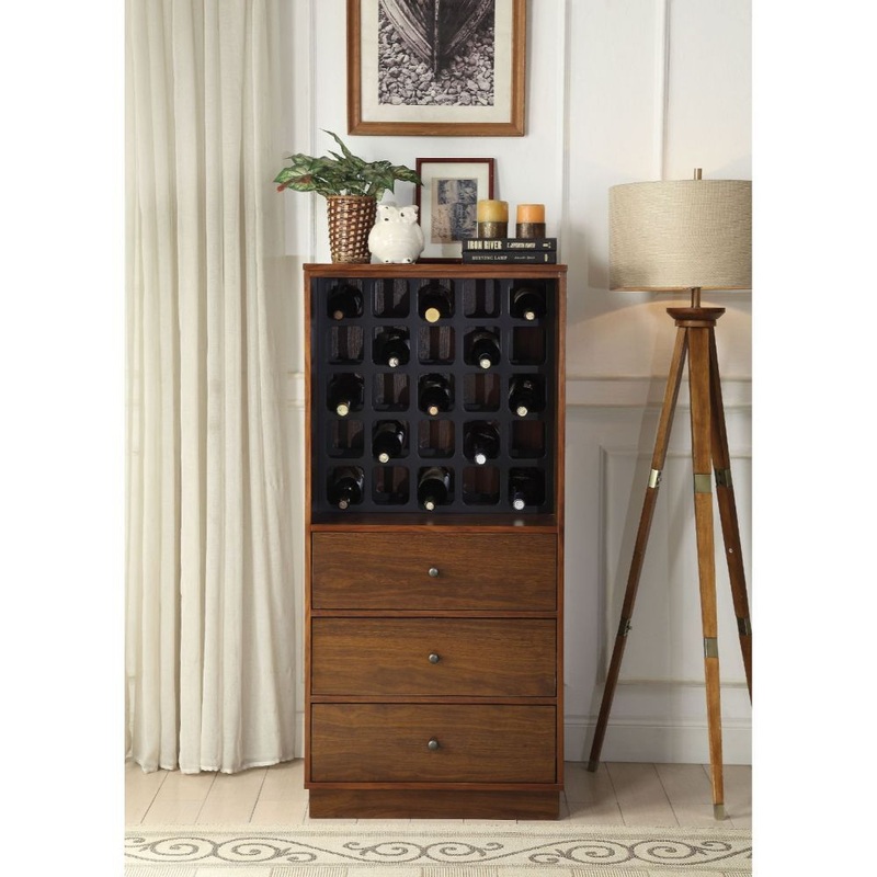 Wiesta – Wine Cabinet|Antique White|Walnut
