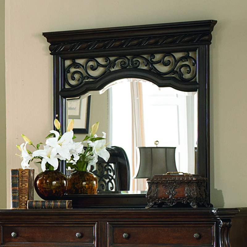 Arbor Place – Landscape Mirror – Dark Brown