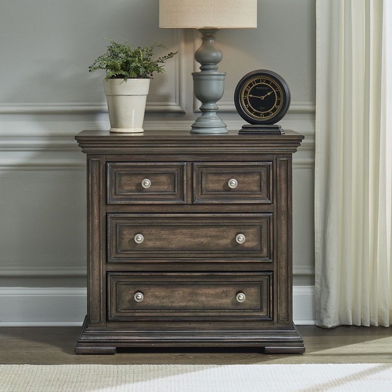 Big Valley – Bedside Chest With Charging Station