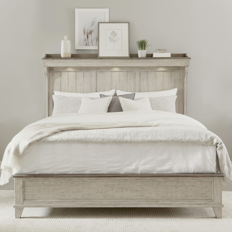 Ivy Hollow – Mantle Bed|White|Mantel Beds|Storage Beds|California King|King|Queen