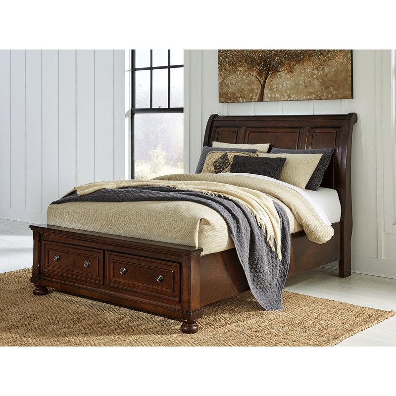 Porter Queen Sleigh Storage Bed