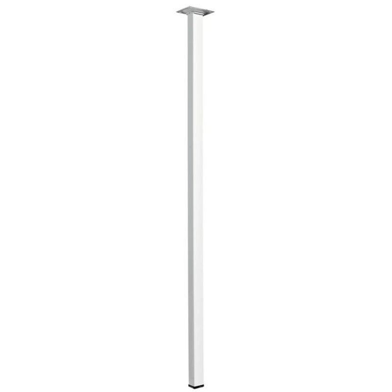TABLE FOOT ACC. WHITE 25X25 H.800