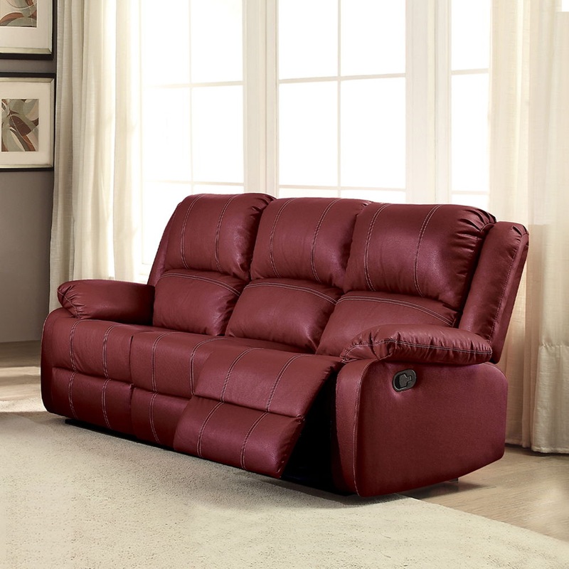 Zuriel – Motion Sofa|Red|Dark Brown|Black