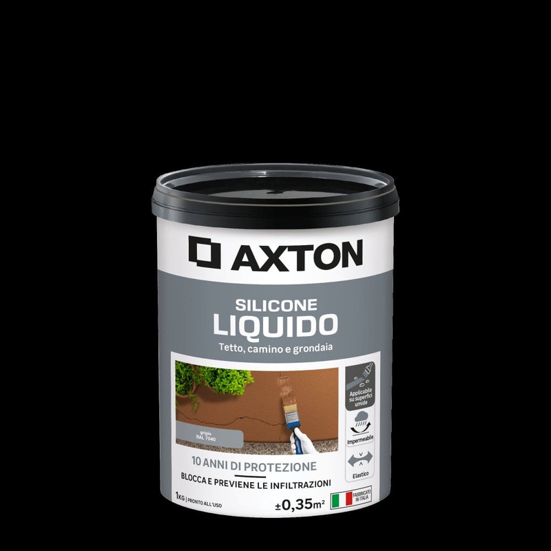 WATERPROOFING LIQUID SILICONE GRAY AXTON 1 KG