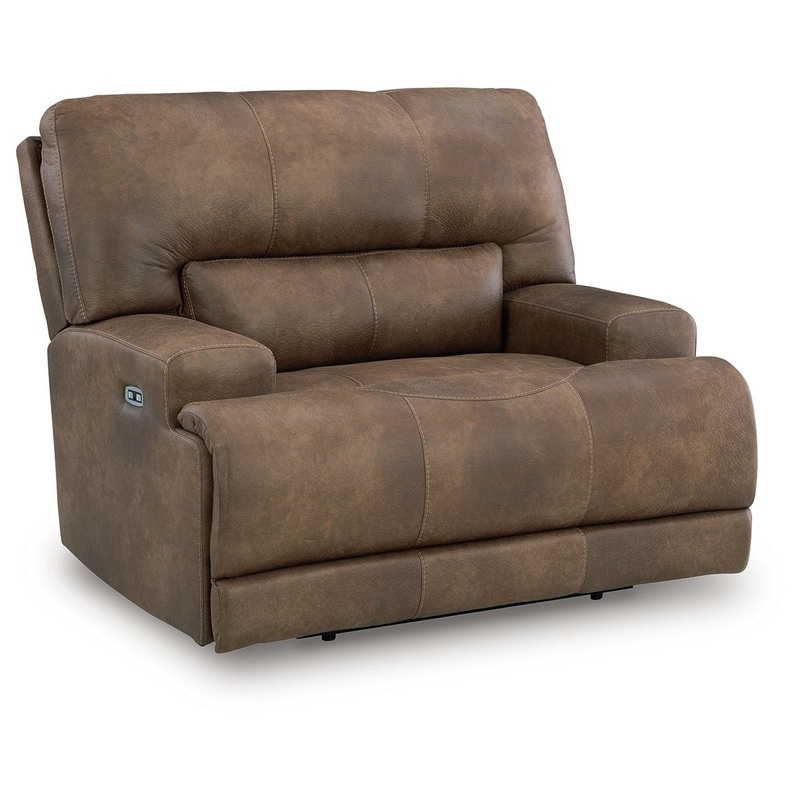 Beckley Place – Power Recliner With Adjustable Headrest – Earth