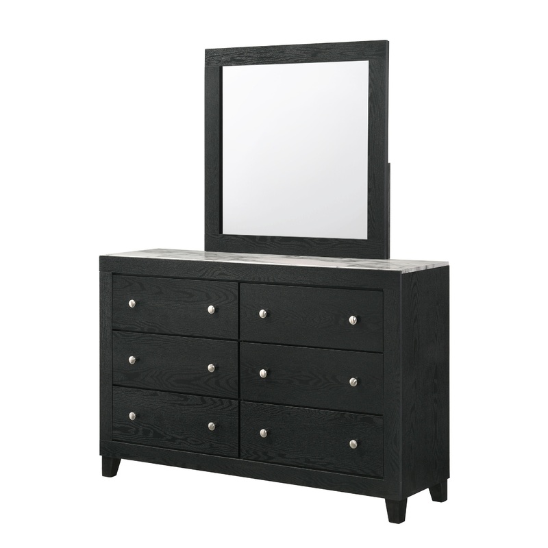 Cadence – Dresser, Mirror|Black|Dressers|Dresser & Mirror