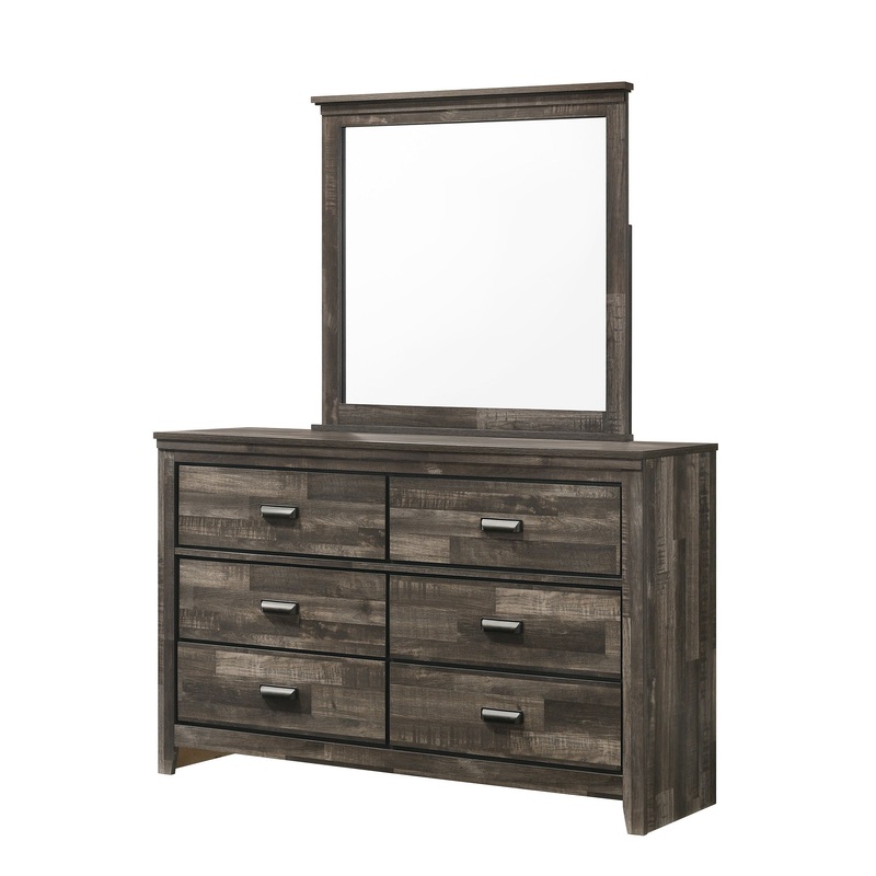 Carter – Dresser|Dark Brown|White