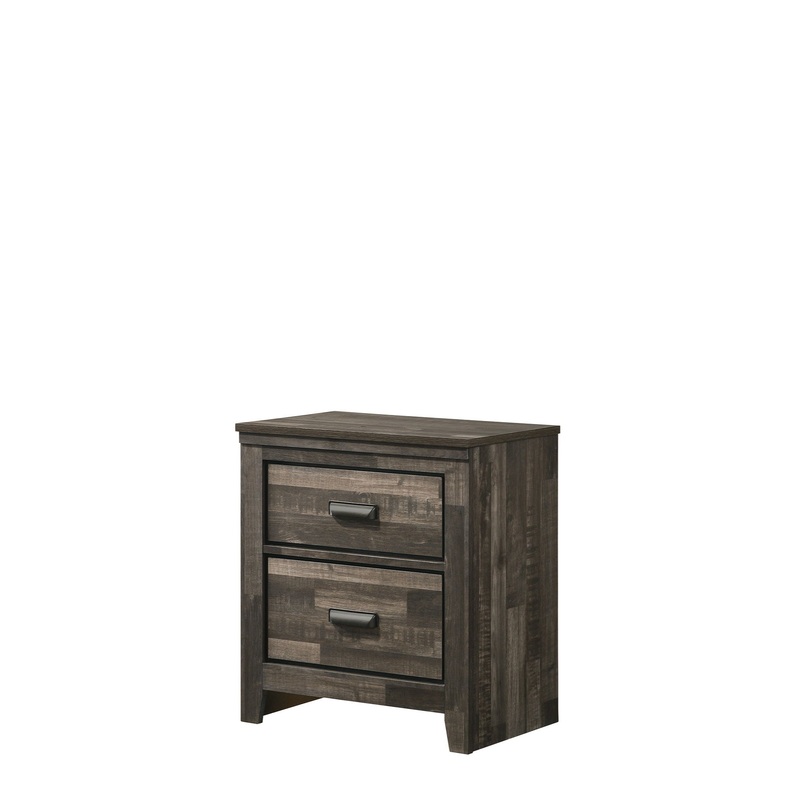 Carter – Nightstand|Dark Brown|White