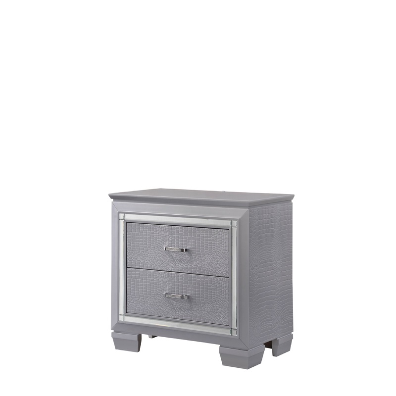 Lillian – Nightstand – Gray