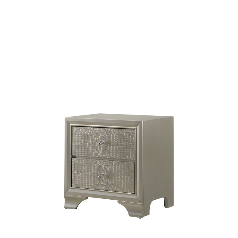 Lyssa – Nightstand|Gray|White