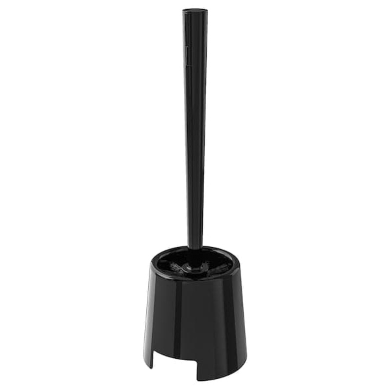 BOLMEN toilet brush/holder, black