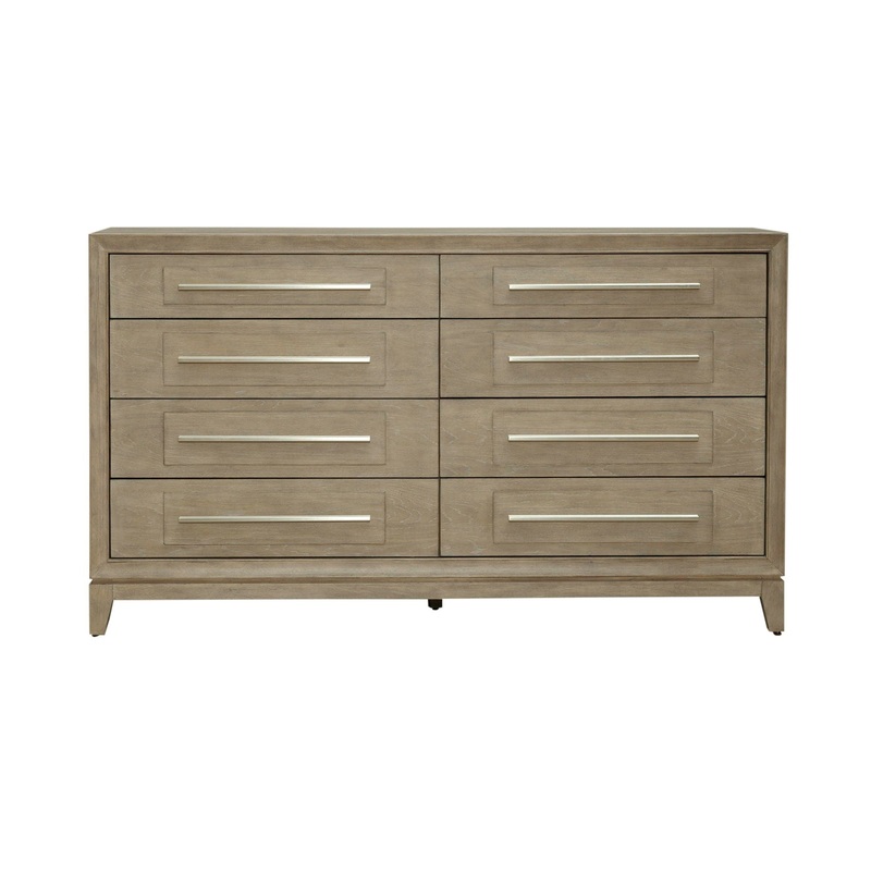 Brentwood – 8 Drawer Dresser – Sandstone