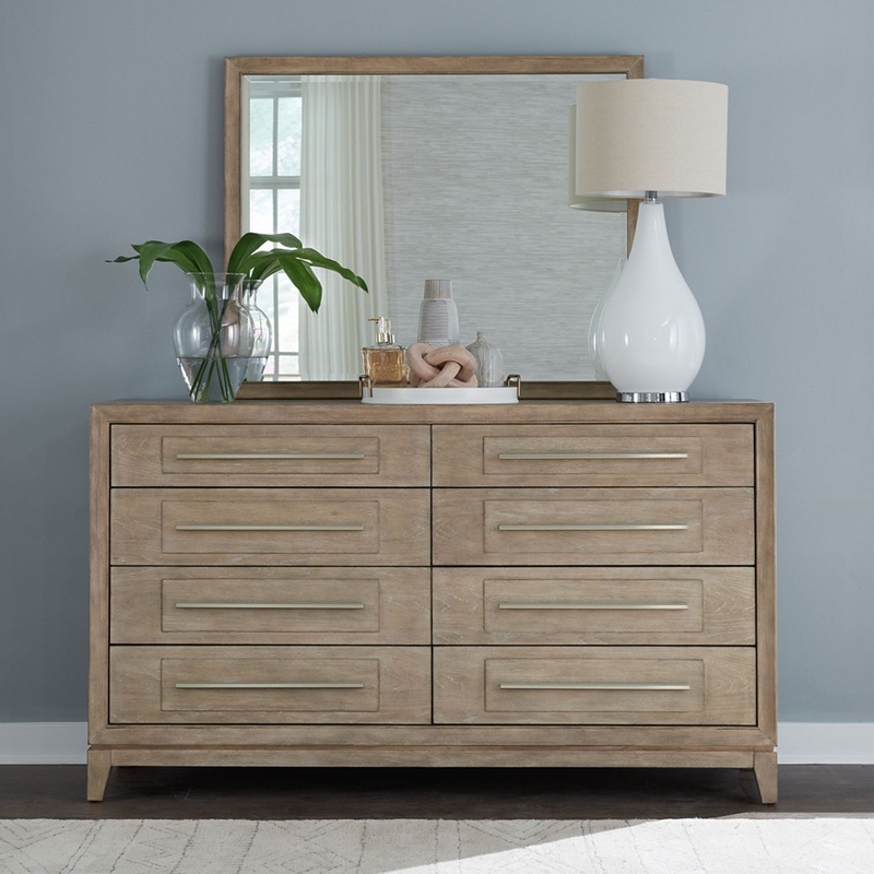 Brentwood – Dresser & Mirror – Sandstone