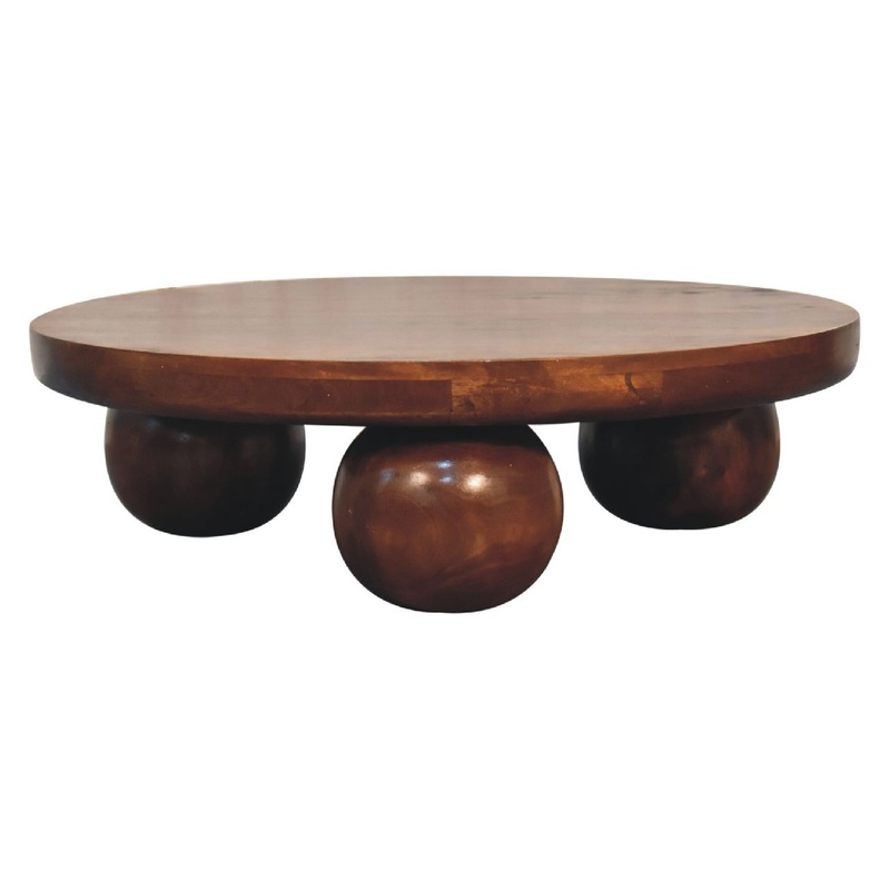 Central Ball Table – Chestnut