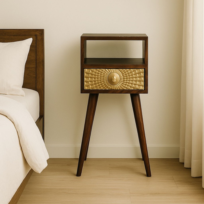 Eden – Mini Nightstand – Chestnut