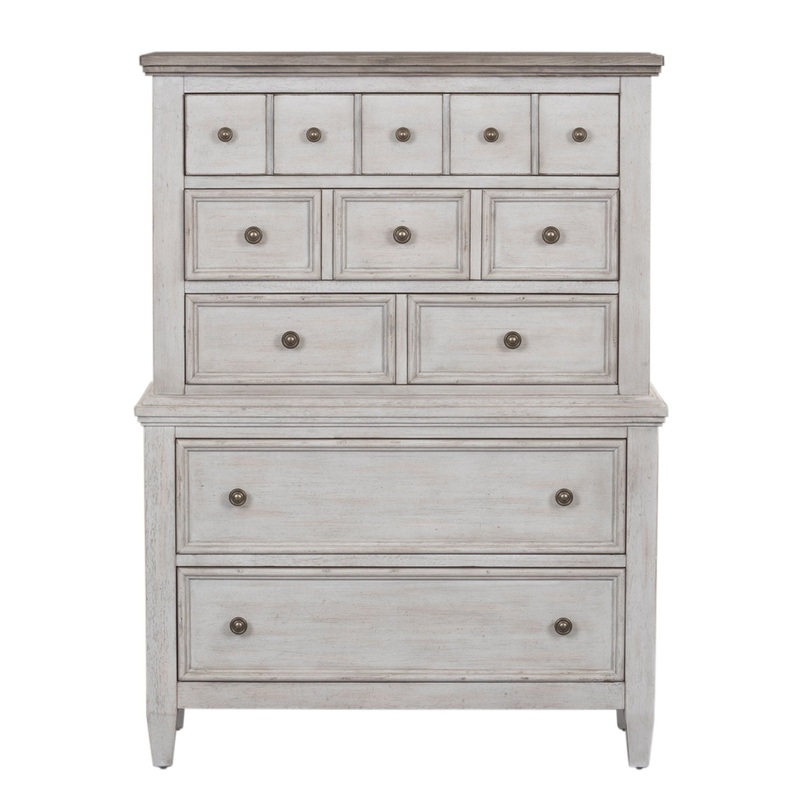 Heartland – 5 Drawer Chest – White