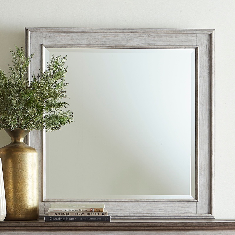 Heartland – Landscape Mirror – White