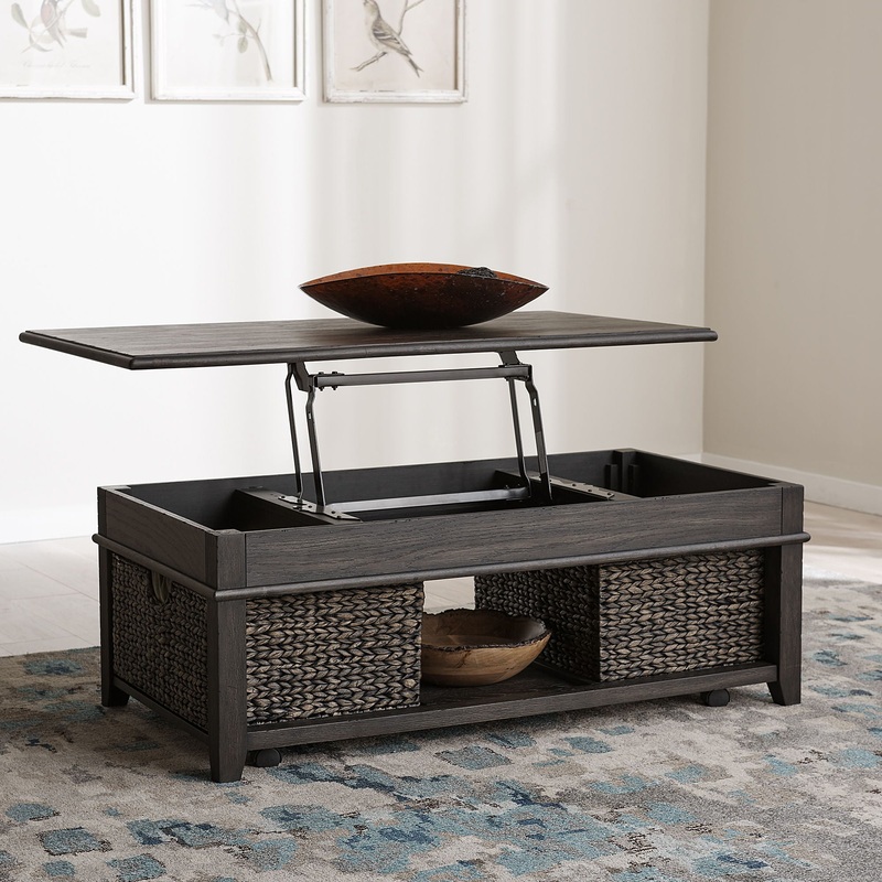Mill Creek – Lift Top Cocktail Table – Dark Brown