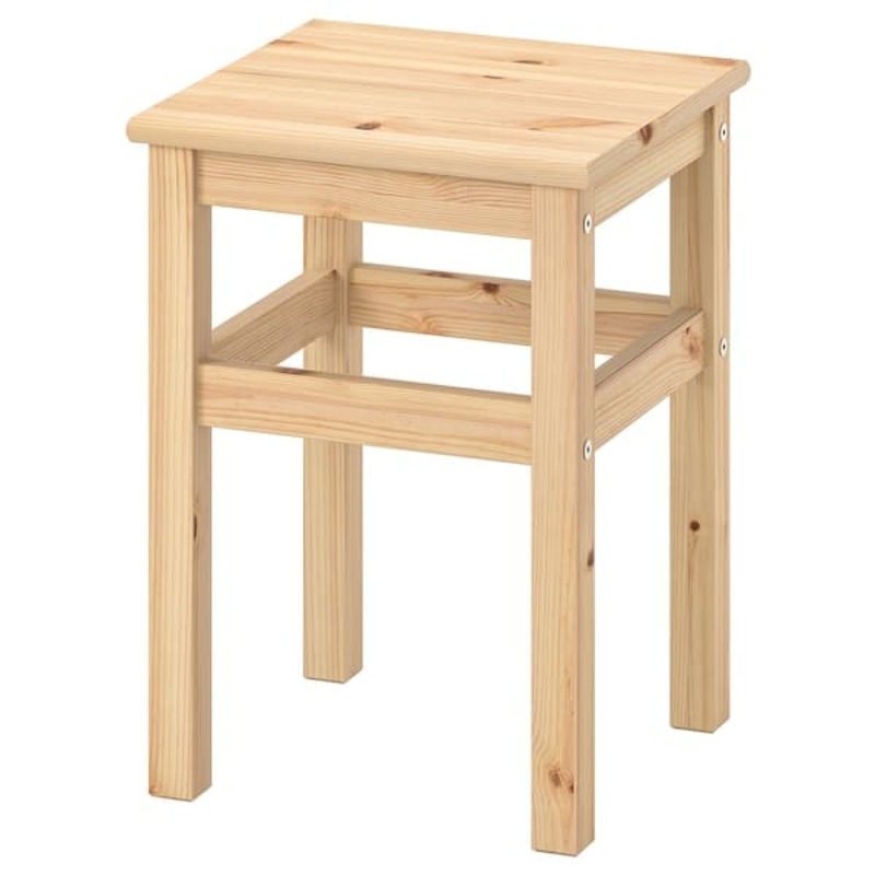 ODDVAR stool, pine