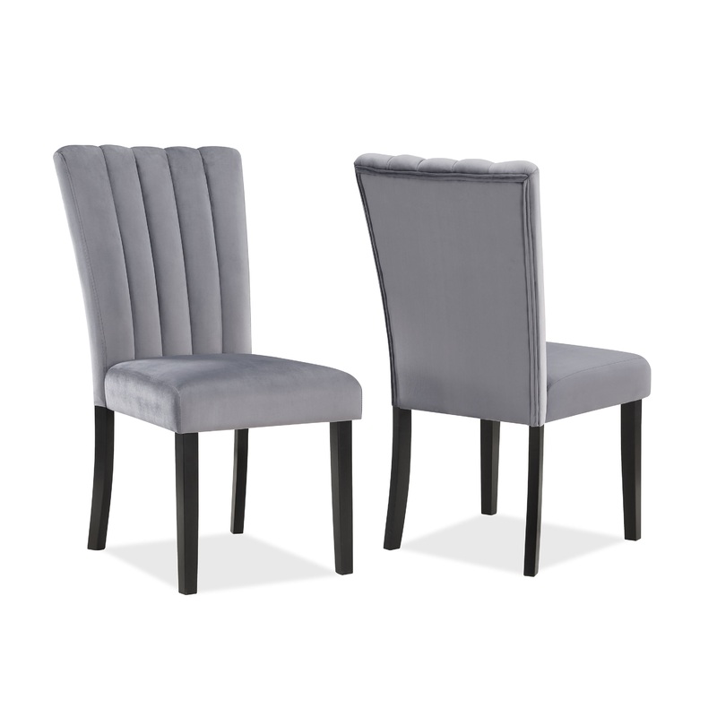 Pascal – Side Chair (Set of 2) – Gray