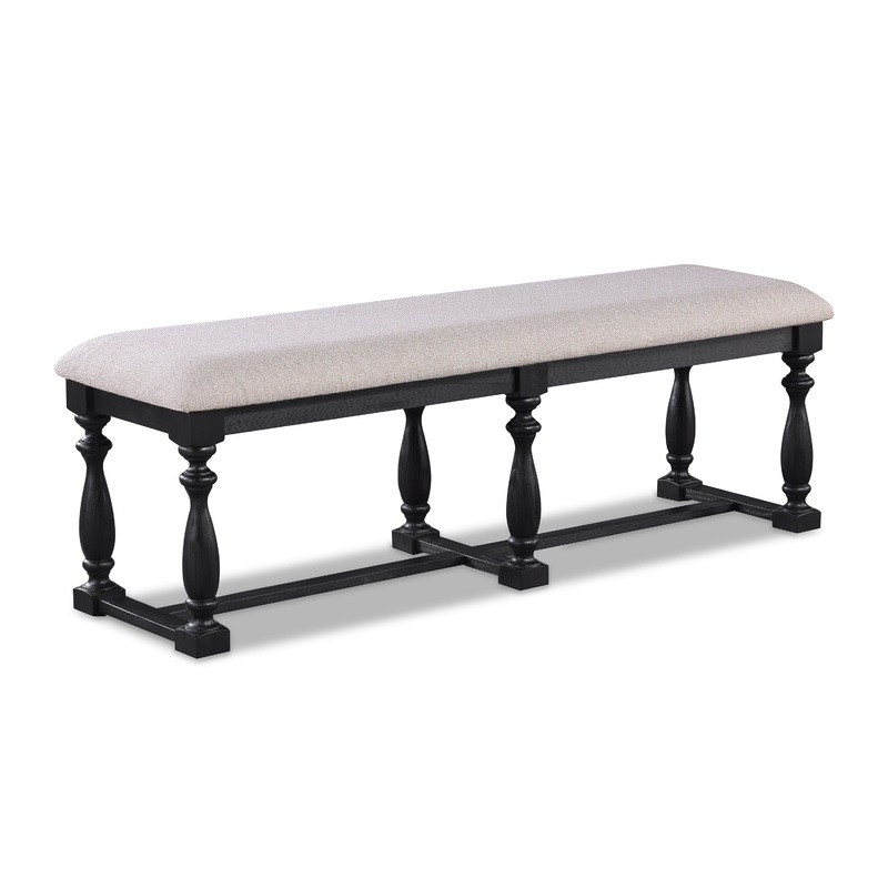 Regent – Bench – Charcoal Black