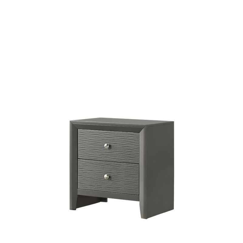 Denker – Nightstand – Gun Metal
