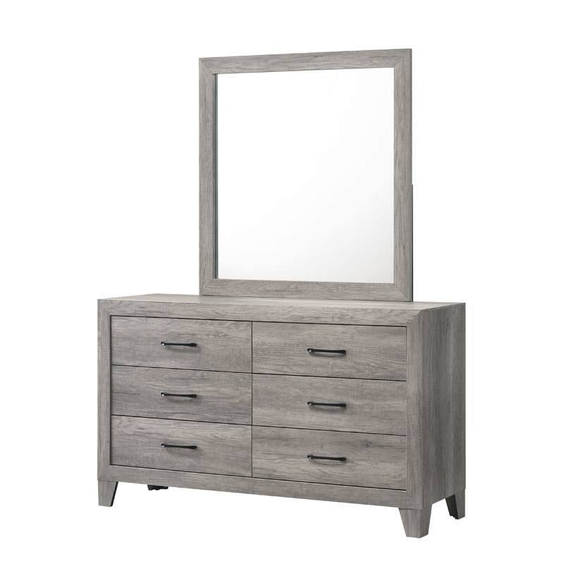 Hopkins – Dresser, Mirror|Gray