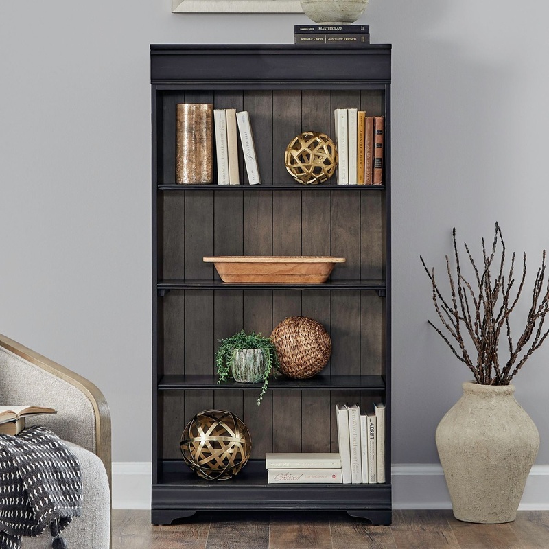Meritage – Bookcase (RTA)|Black|30″W x 13″D x 60″H|30″W x 13″D x 84″H|30″W x 13″D x 72″H