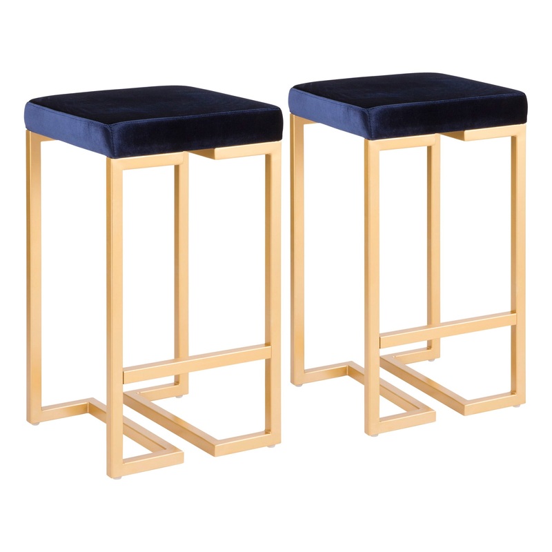 Midas – Contemporary / Glam Counter Stool (Set of 2)
